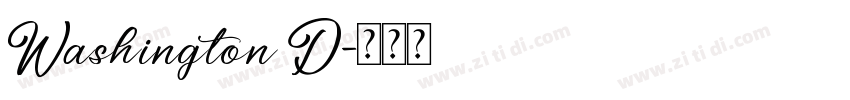 Washington D字体转换